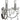 Candellux Aurora 2L wall sconce lamp E14 H 25cm