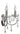 Candellux Aurora 2L wall sconce lamp E14 H 25cm