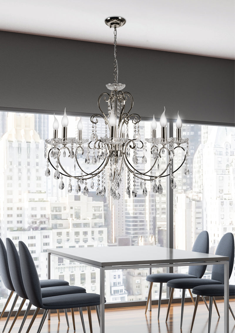 Candellux Aurora 8L chandelier E14 D 73cm