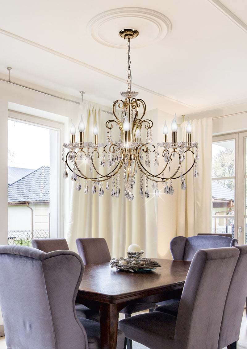 Candellux Aurora 8L chandelier E14 D 73cm