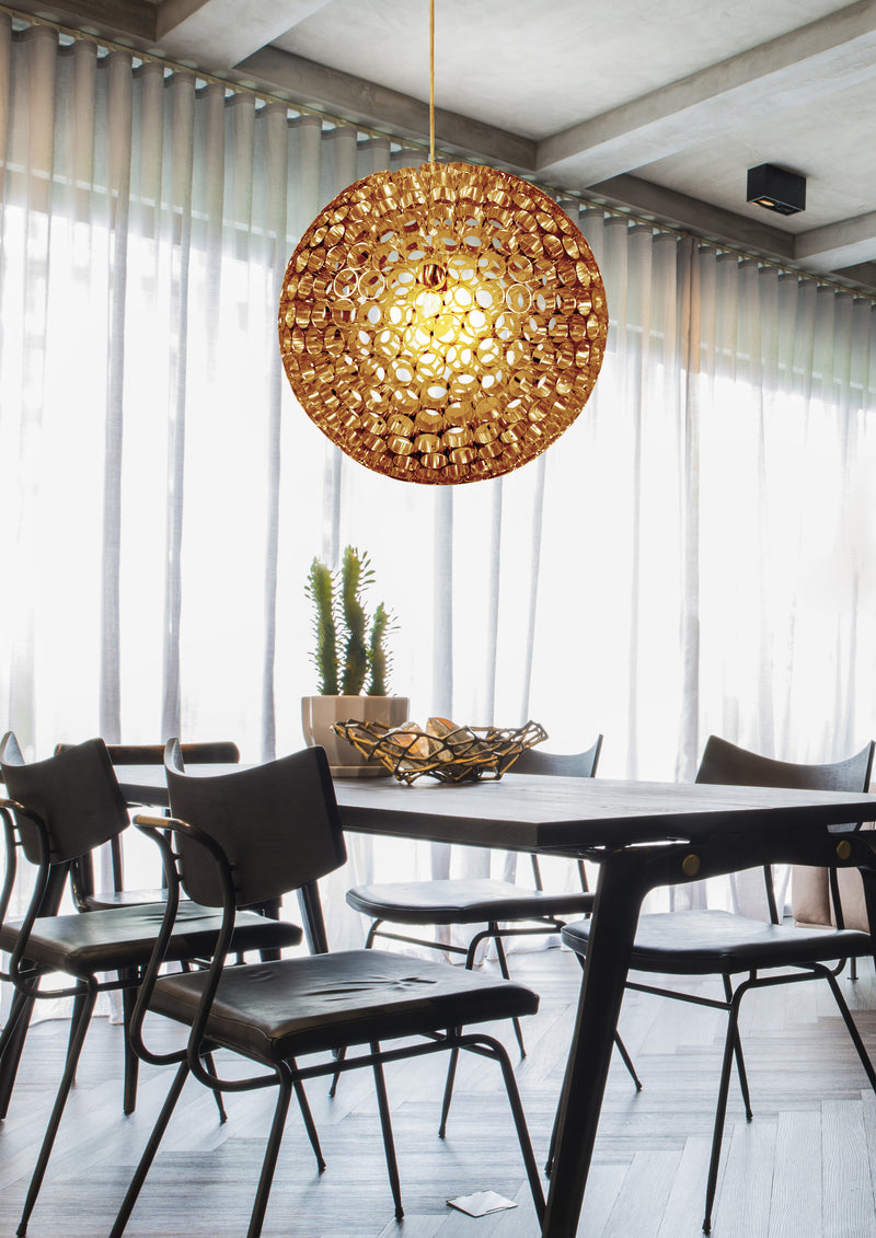 Candellux Abros 1L pendant lamp E27 D 50cm