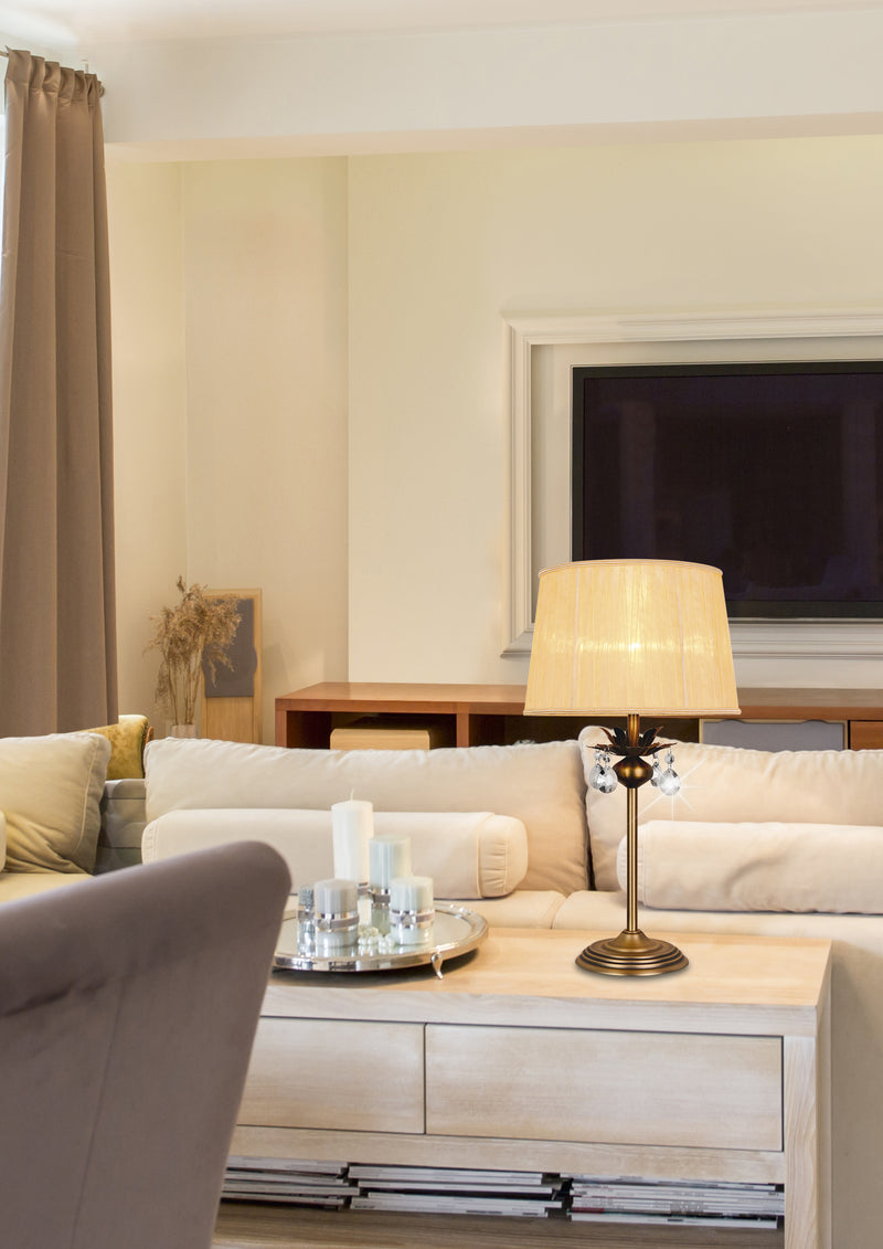 Candellux Adonis 1L table lamp E27 H 55cm