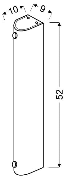 Candellux Abrego 3L bath lamp E27 H 52cm