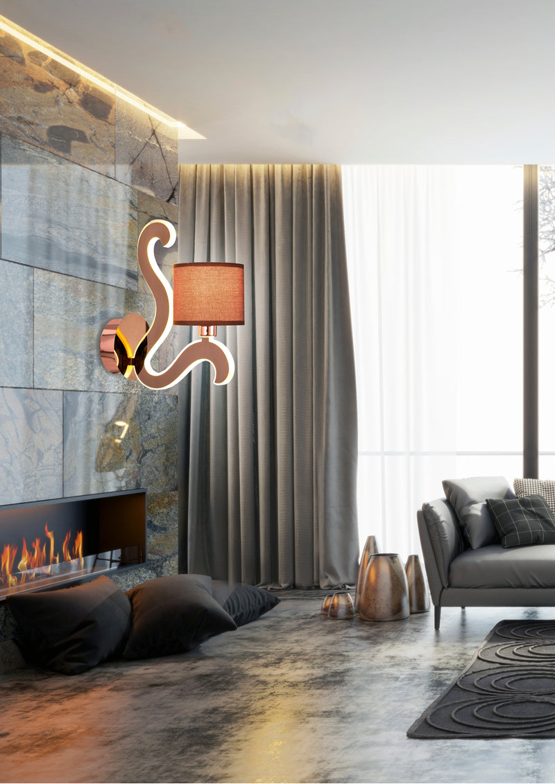 Candellux Ambrosia 1L wall sconce lamp E14 H 30cm