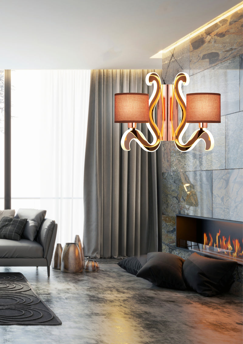 Candellux Ambrosia 2L wall sconce lamp E14 H 30cm