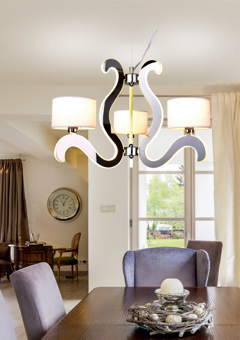 Candellux Ambrosia 3L chandelier E14 H 180cm