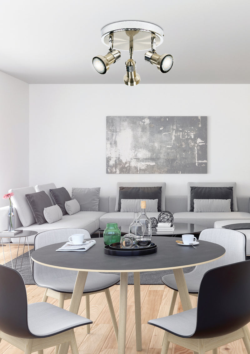 Candellux Arkon 3L ceiling spotlights GU10 D 28cm