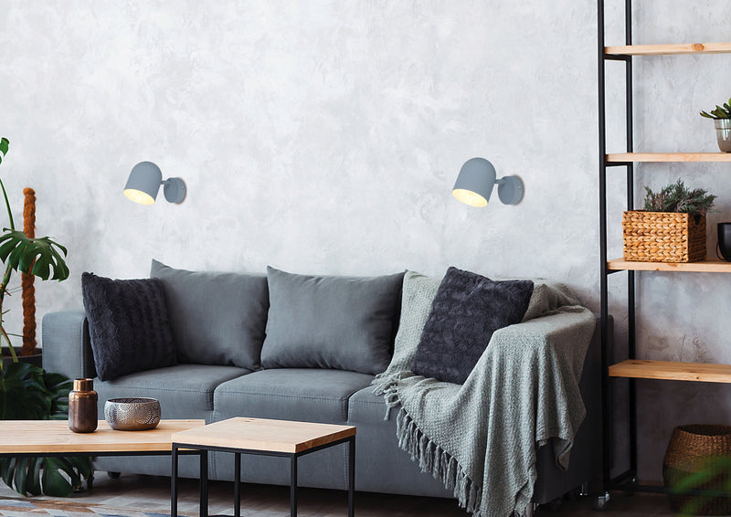 Candellux Azuro 1L wall sconce lamp E27 H 12cm