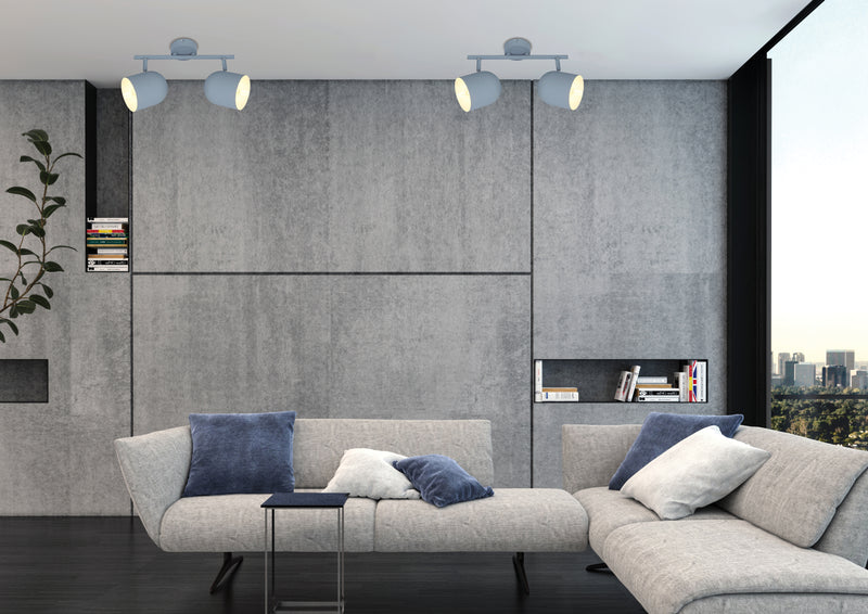 Candellux Azuro 2L ceiling spotlights E27 H 18cm