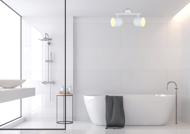 Candellux Azuro 2L ceiling spotlights E27 H 18cm