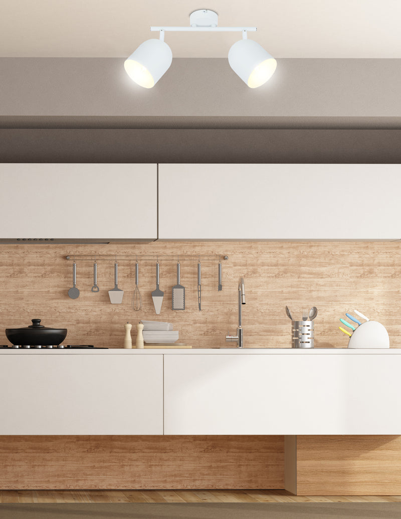 Candellux Azuro 2L ceiling spotlights E27 H 18cm