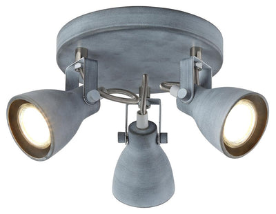 Candellux Ash 3L ceiling spotlights GU10 H 15cm
