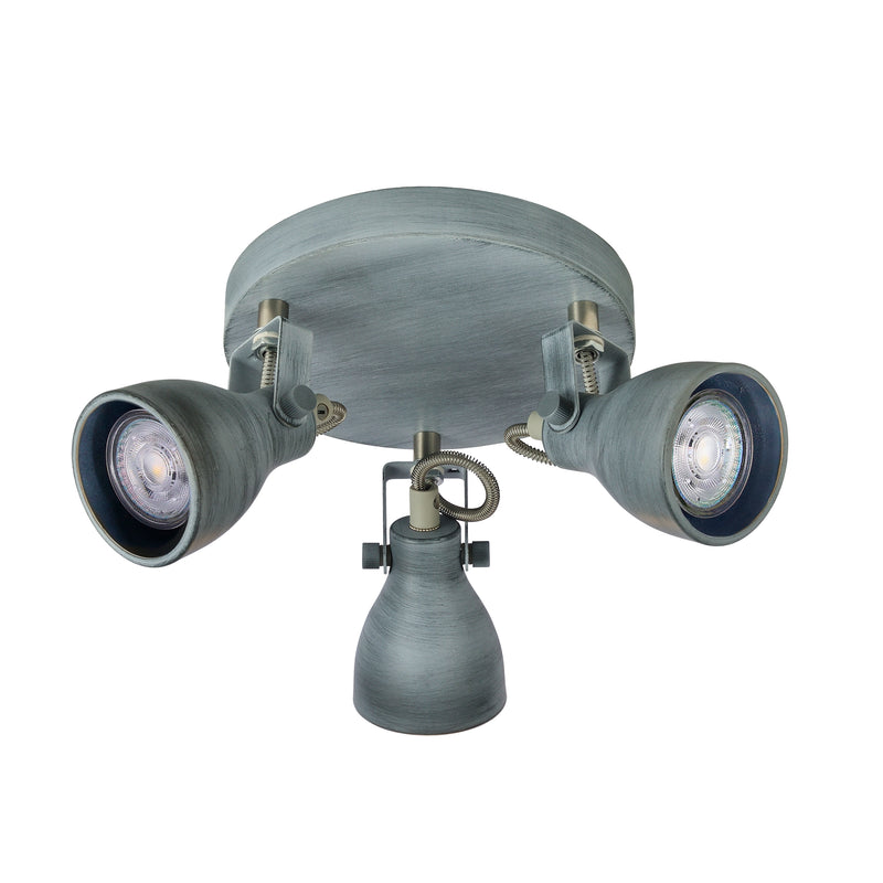 Candellux Ash 3L ceiling spotlights GU10 D 30cm