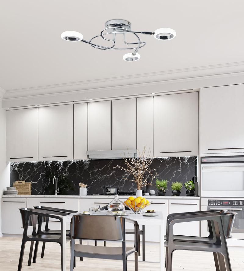 Candellux Aurelion 3L ceiling lamp D 49cm