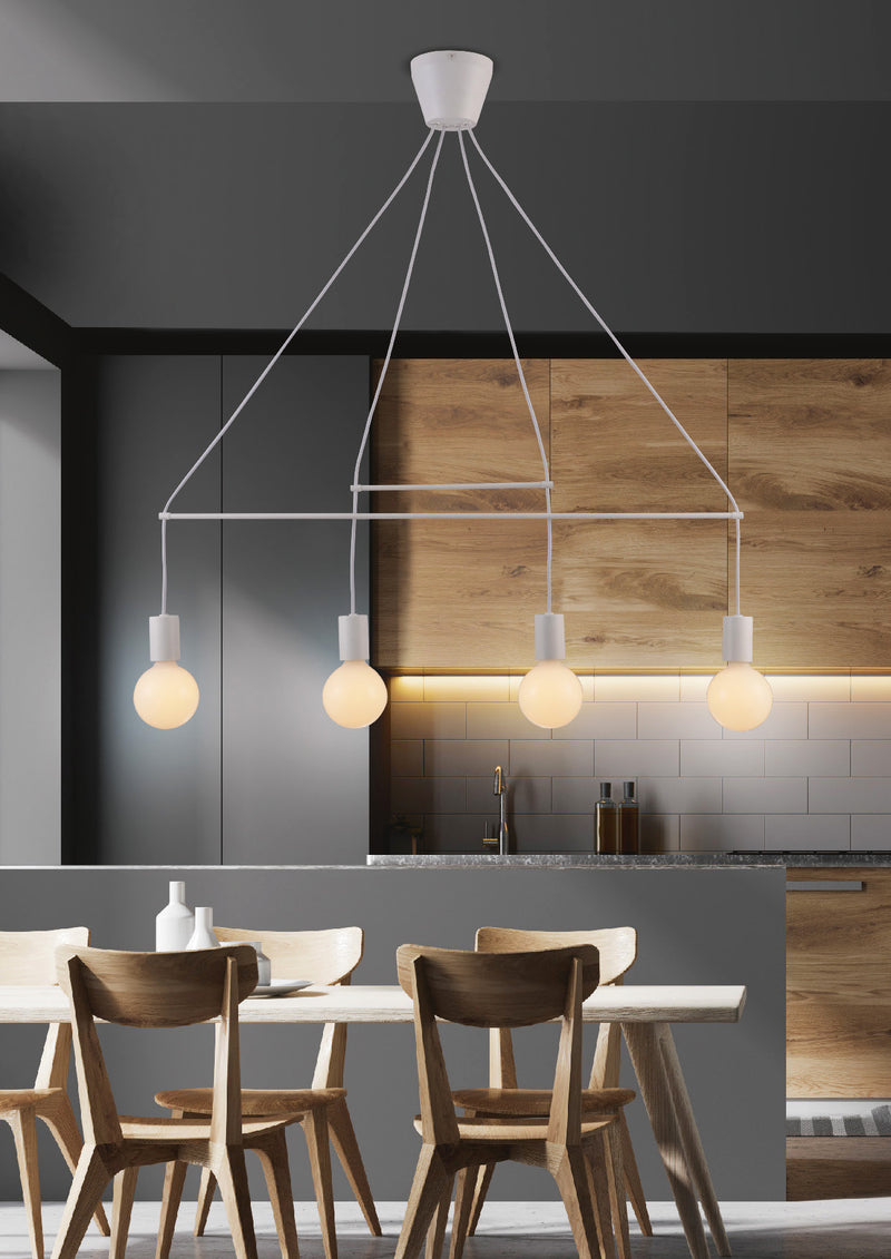 Candellux Alto 4L linear suspension pendant lamp E27 W 94cm