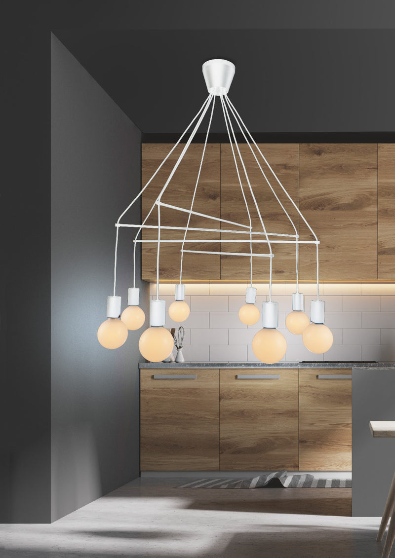 Candellux Alto 8L pendant lamp E27 D 82cm