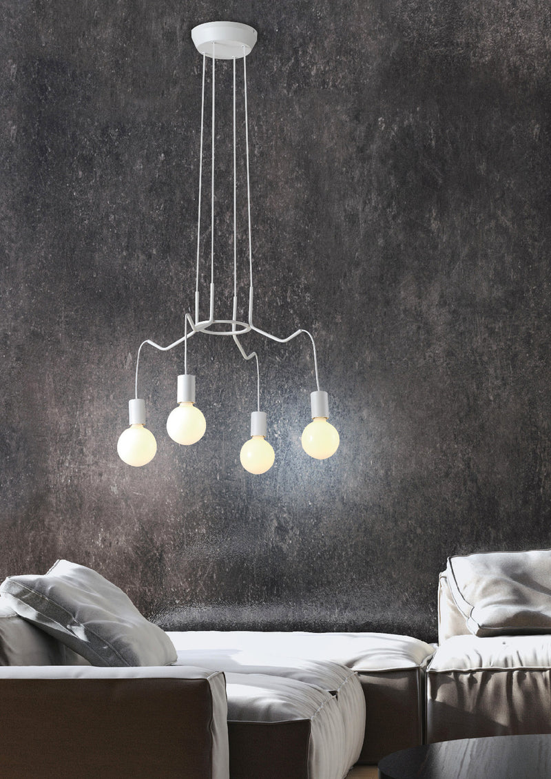 Candellux Basso 4L pendant lamp E27 D 57cm