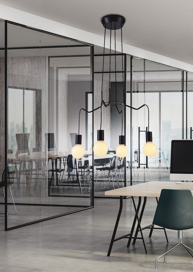 Candellux Basso 4L pendant lamp E27 D 57cm