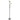 Floor lamp Globo Lighting Ernst metal black 2L H 180cm LED
