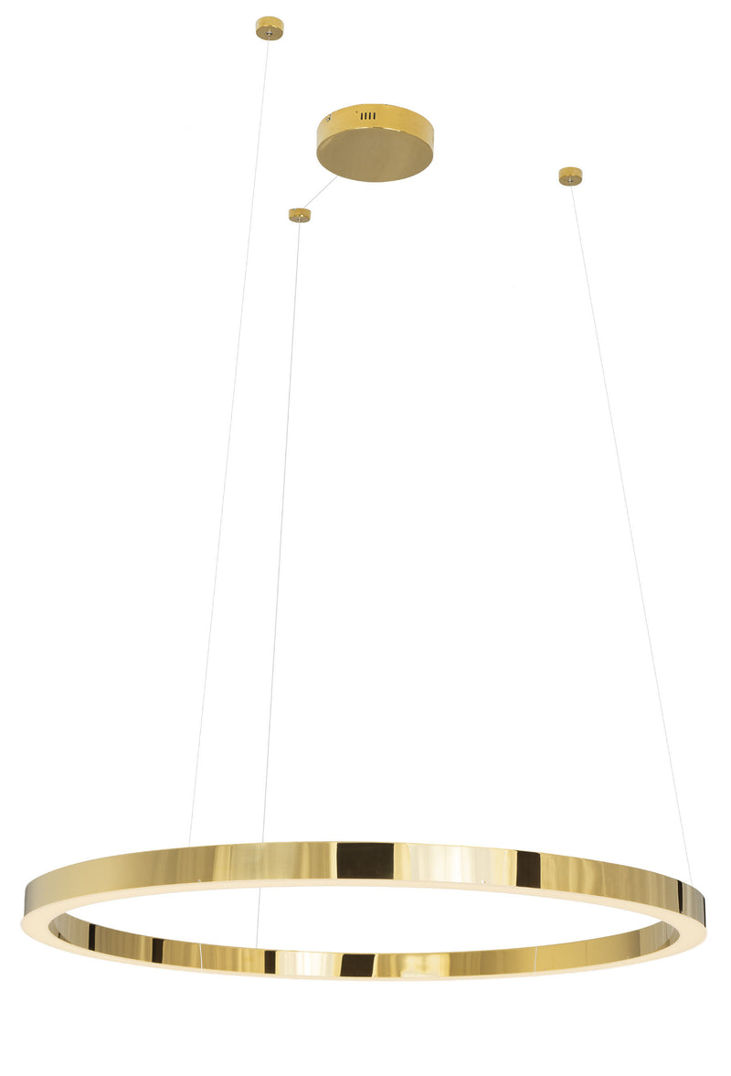 Maxlight Luxury 1L pendant lamp gold, D 110cm