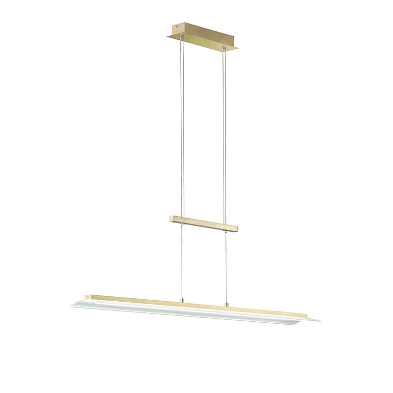 Fischer & Honsel Roof 1L Schienenbeleuchtung Deckenleuchte B 115 cm Messing LED