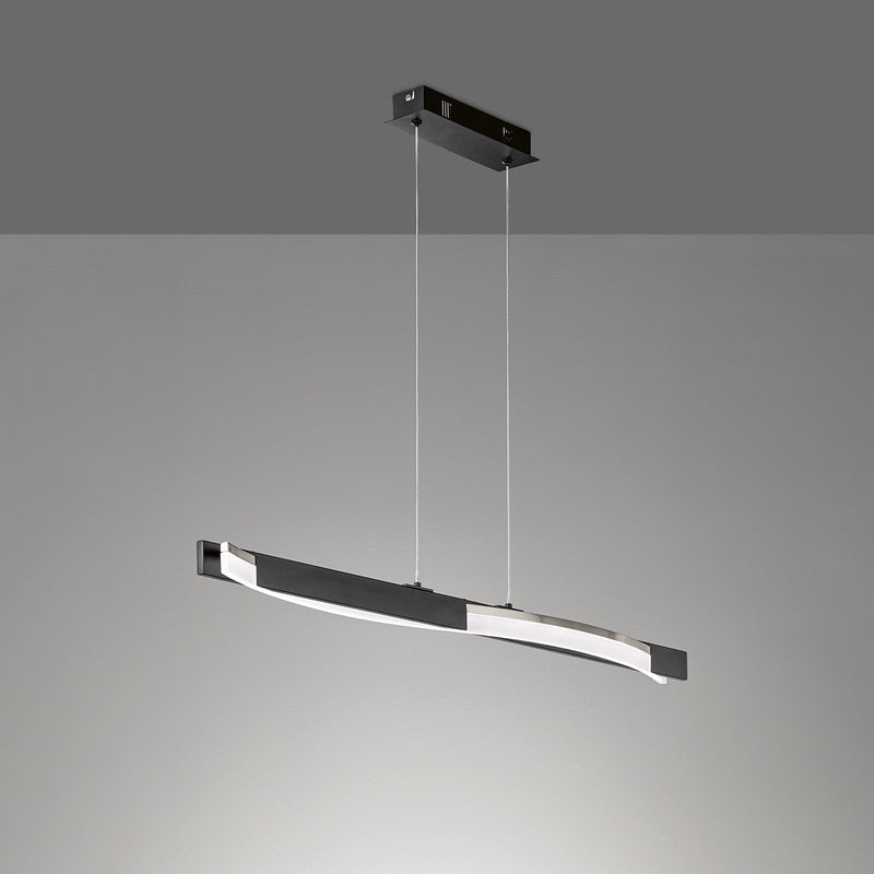 Fischer & Honsel Bridge 1L lampada da soffitto con illuminazione a binario L 95 cm LED