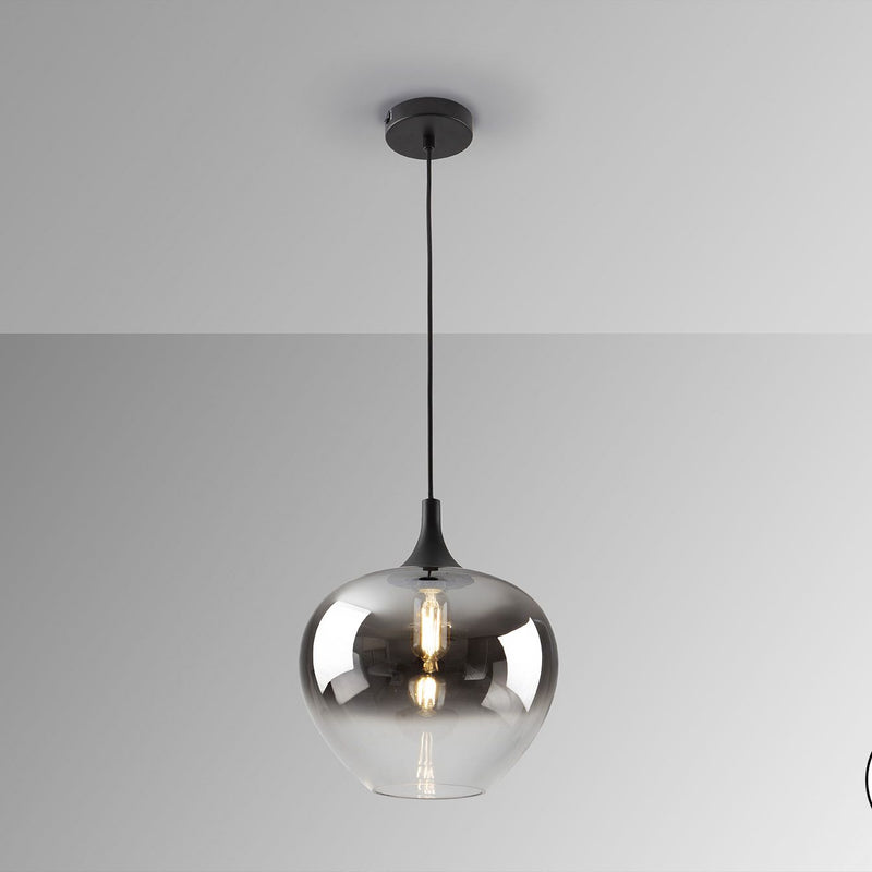 Schuller Opaz 1L pendant lamp E27 D 19-29cm