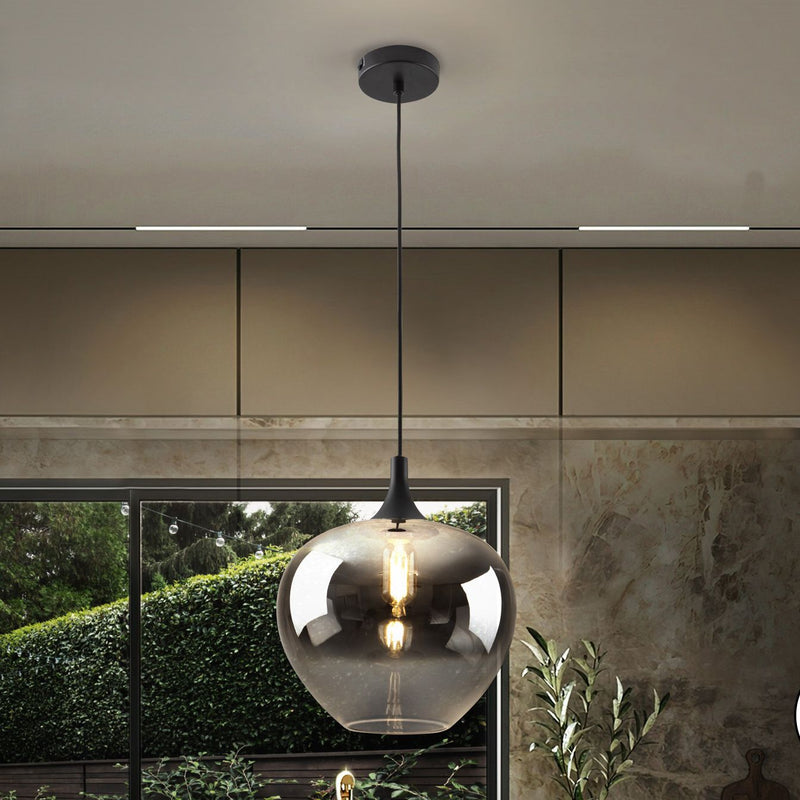 Schuller Opaz 1L pendant lamp E27 D 19-29cm