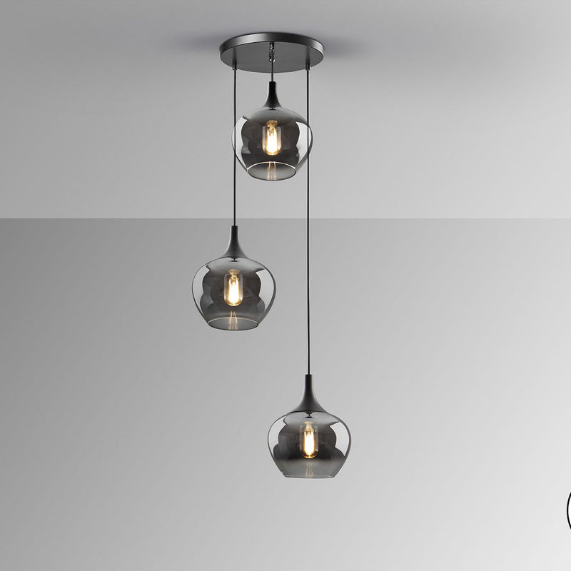 Schuller Opaz 3L pendant lamp E27 D 44cm