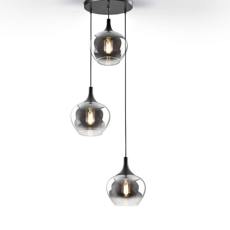 Schuller Opaz 3L pendant lamp E27 D 44cm