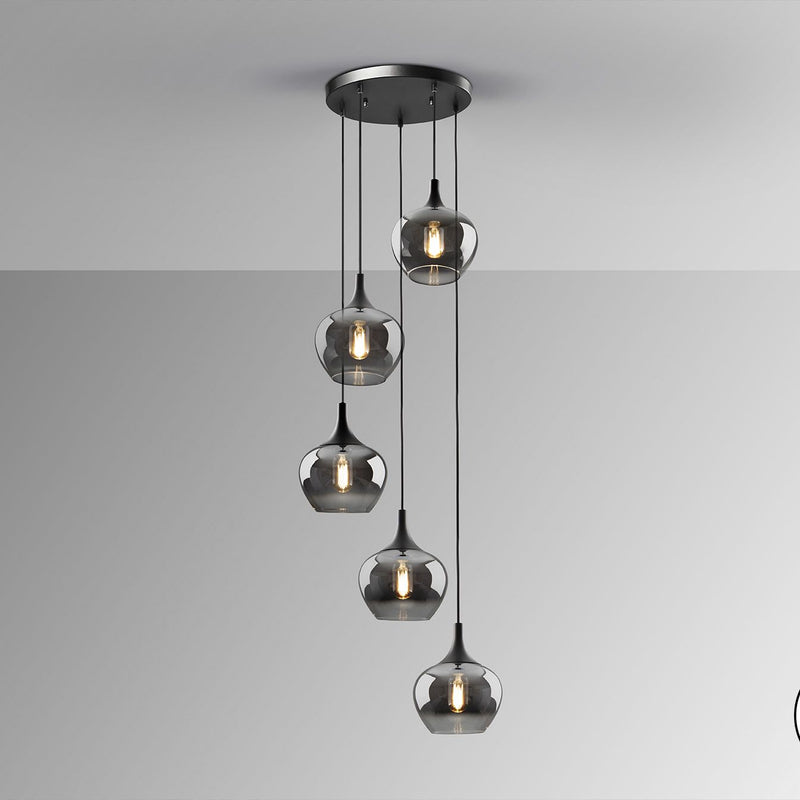 Schuller Opaz 5L pendant lamp E27 D 48cm