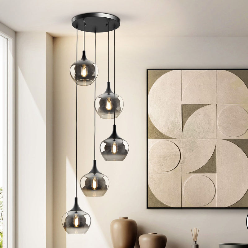 Schuller Opaz 5L pendant lamp E27 D 48cm