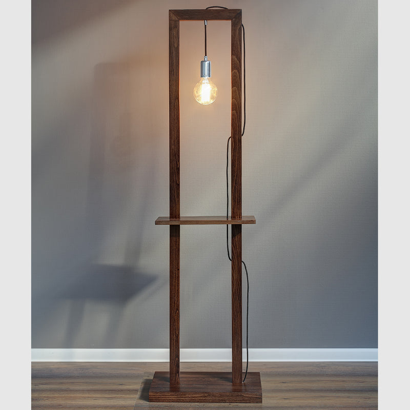 Monopod Floor Lamp 1xE27 Max.15W Oiled Oak/Anthracite