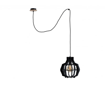 Keter Lighting Bento 1L pendant lamp E27 H 200.0cm