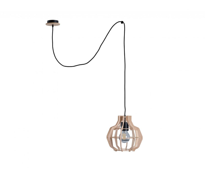 Keter Lighting Bento 1L pendant lamp E27 H 200.0cm