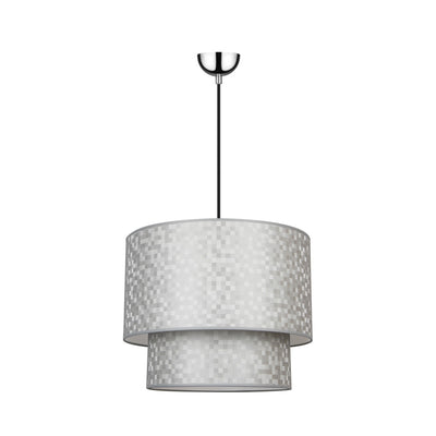 Diva Pendant Lamp 1xE27 Max.60W Chrome/Transparent/Gray