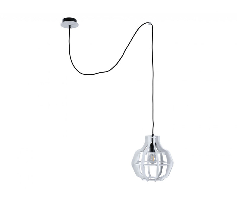 Keter Lighting Bento 1L pendant lamp E27 H 200.0cm