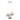 Pendant lamp LINOBIANCO metal white E27 3 lamps