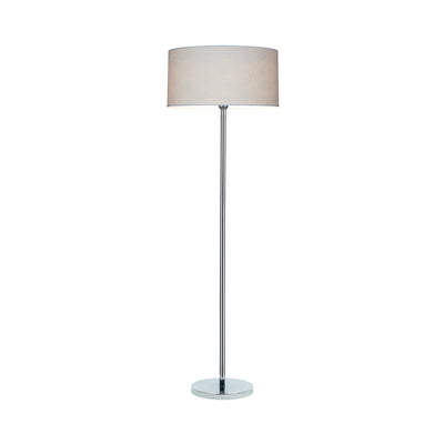 Leila Floor Lamp 1xE27 Max.60W Chrome/Transparent PVC Cable/Crocodile