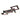 Plafonnier encastré Globo Lighting Marian en métal noir 1/1 L