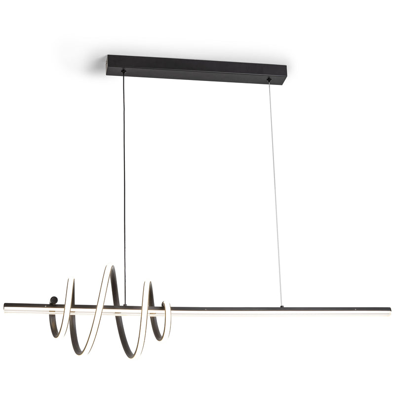 Schuller Tornado 1L linear suspension ceiling lamp W 98cm