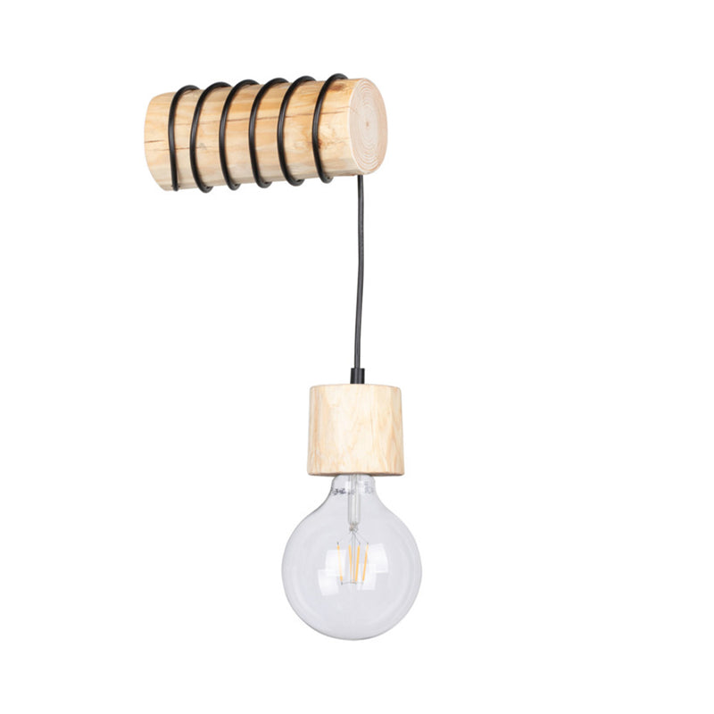 Trabo Pino Wall Lamp 1xE27 Max.25W Natural Pine/Black