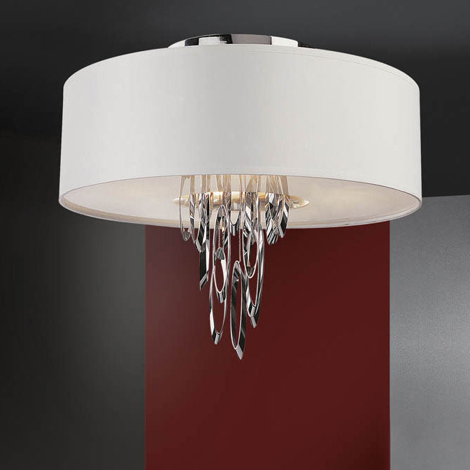 Lampada da soffitto Schuller DOMO 4L D 55 cm, cromata