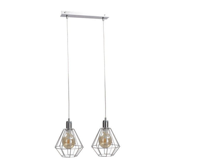 Keter Lighting Foskal 2L linear suspension pendant lamp E27 H 120.0cm