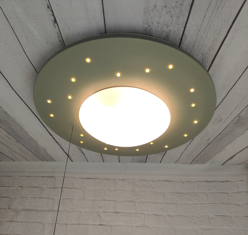 Ceiling lamp Starlight, sage green