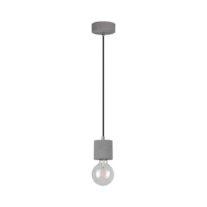 Strong Pendant 1xE27 Max.60W Concrete/Black