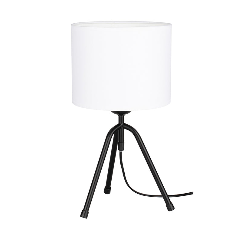 Tami Table Lamp 1xE27 Max.60W Black / Black PVC / White