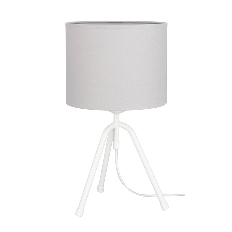 Tami Table Lamp 1xE27 Max.60W White / White PVC / Light Gray