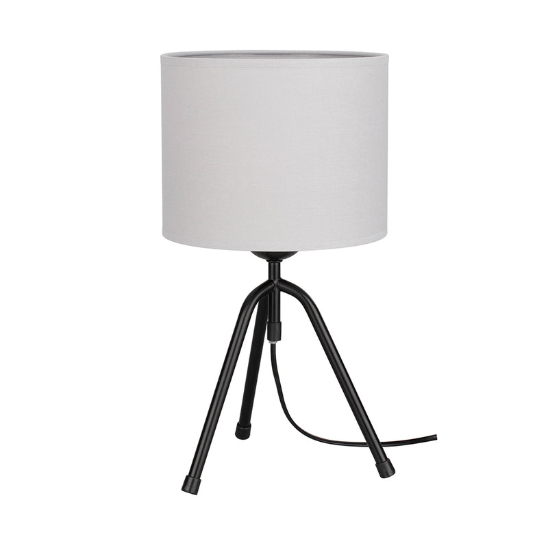 Tami Table Lamp 1xE27 Max.40W Black / Black PVC / Light Gray