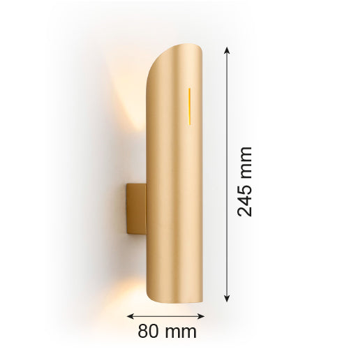 Argon Akron Plus 2L wall lamp G9 H 24.5cm